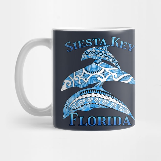 Siesta Key Florida Vacation Tribal Dolphins by macdonaldcreativestudios